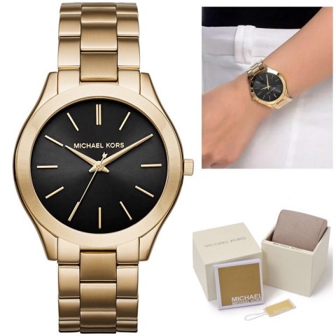 ZEGAREK DAMSKI MICHAEL KORS MK3478 - RUNWAY + PUDEŁKO NA PREZENT