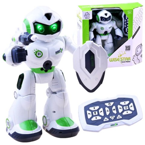 Zdalnie sterowany ROBOT tańczy Nauka angielskiego światło + dźwięk RC0447
