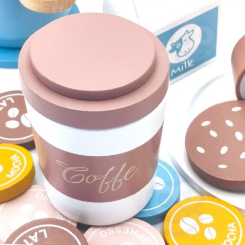 WOOPIE GREEN Drewniany Ekspres do Kawy Cukiernia Barista 25 el.