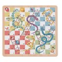 WOOPIE GREEN Gry Planszowe Logiczne 2w1 Ludo Chińczyk + Węże i Drabiny