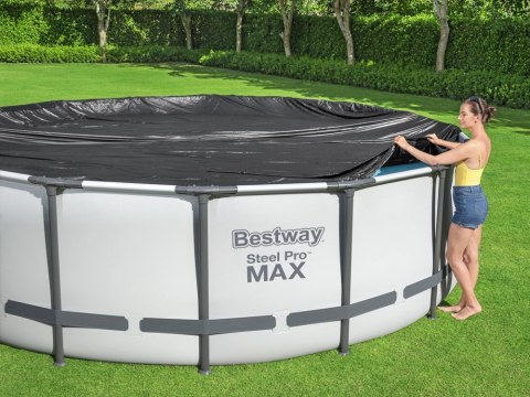 Bestway Pokrywa na basen stelażowy 457cm 58038