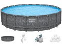 Bestway Basen stelażowy całoroczny 610x 132cm APX365 pompa drabinka 561KE