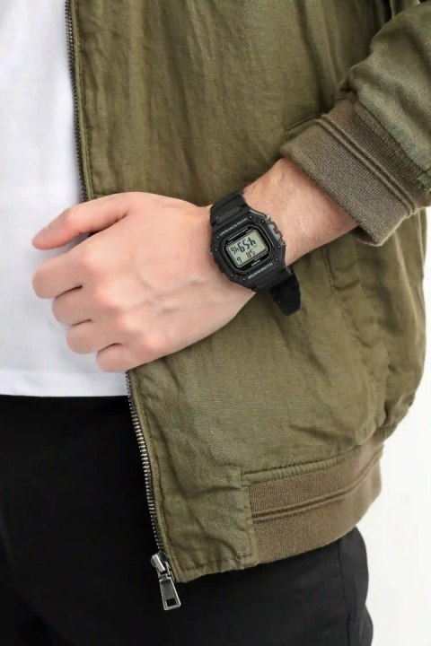 ZEGAREK MĘSKI CASIO W-218H-1A + BOX