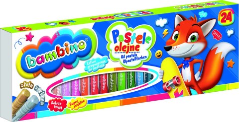 BAMBINO Pastele olejne 24 kolory