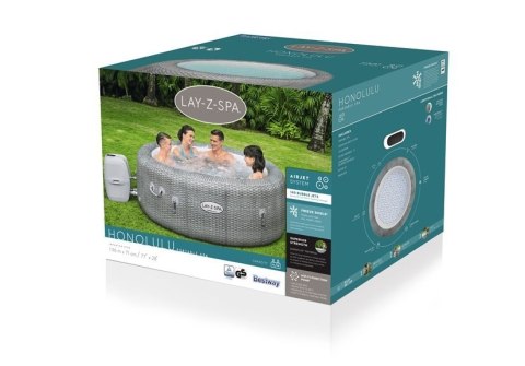 Dmuchane SPA Masaż Podgrzewacz 196x71cm Bestway