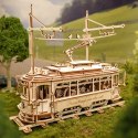 ROBOTIME Drewniane Puzzle 3D - Motocykl Cruiser