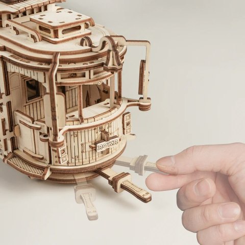 ROBOTIME Drewniane Puzzle 3D - Motocykl Cruiser