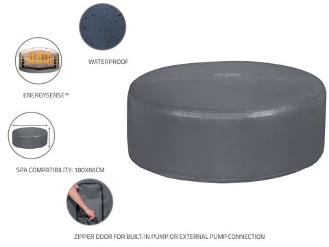 Bestway Pokrywa termiczna do Lay-Z-Spa pokrowiec ENEGYSENSE 180x66cm 60317