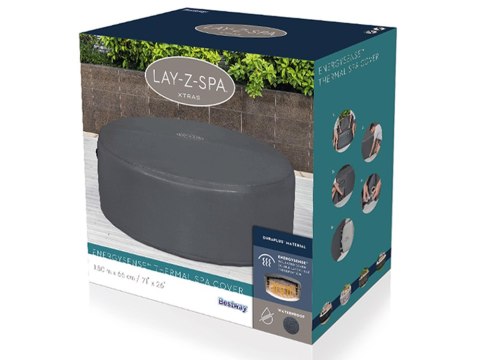 Bestway Pokrywa termiczna do Lay-Z-Spa pokrowiec ENEGYSENSE 180x66cm 60317