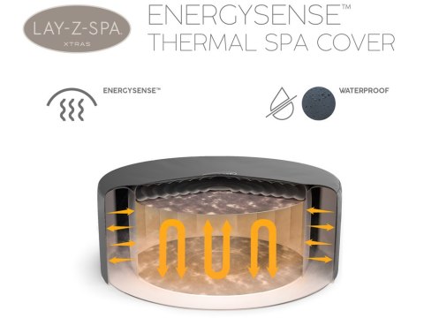 Bestway Pokrywa termiczna do Spa pokrowiec ENEGYSENSE 196cm 60318