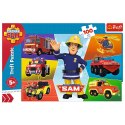 Puzzle - 100 - Pojazdy Strażaka Sama - Prism A and D Fireman Sam 16354