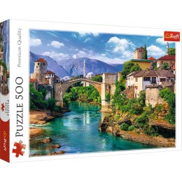 Puzzle 500 el. Stary Most w Mostarze, Bośnia i Hercegowina Trefl 37333
