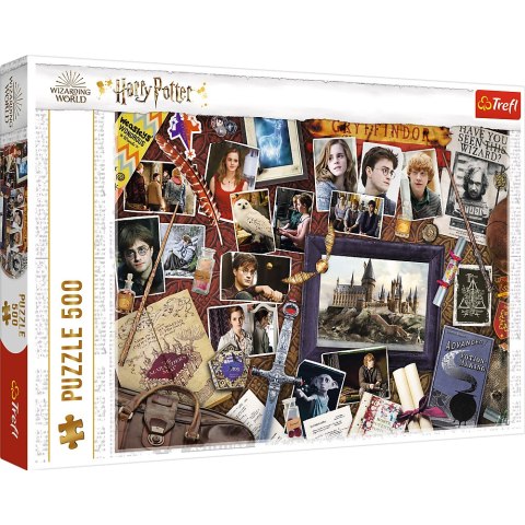 Puzzle Harry Potter 500 el. Pamiątki z Hogwartu Trefl 37400