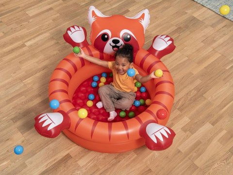 Bestway Suchy basen z kulkami Czerwona PANDA 107x94cm + 50 kulek 52702