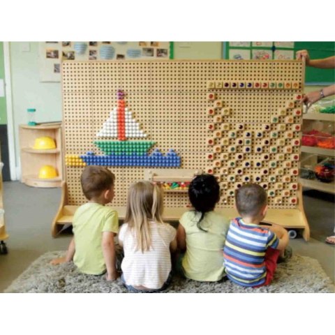 MASTERKIDZ Wolnostojąca Tablica Naukowa Kreatywna STEM 166 x 125
