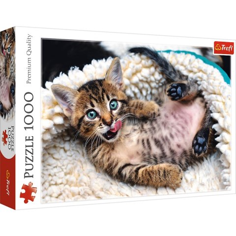 Puzzle - "1000" - Wesoły kotek Trefl 10448