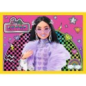 Puzzle - "4w1" - Wesoły świat Barbie Trefl 34626