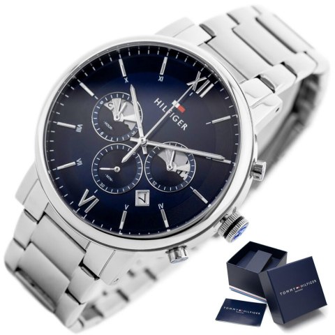 ZEGAREK MĘSKI TOMMY HILFIGER 1710409 EVAN (zf033b) - ROBOCZY)