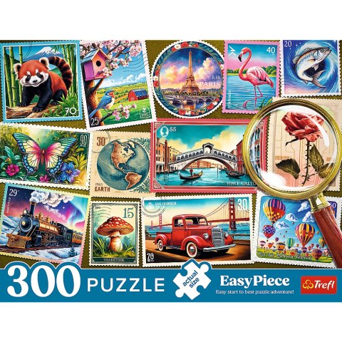 Puzzle - 300 EasyPiece - Znaczki pocztowe Trefl 23100