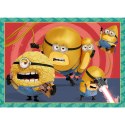 Puzzle - 4w1 - Zwariowane Minionki Trefl 34648