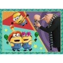 Puzzle - 4w1 - Zwariowane Minionki Trefl 34648