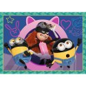 Puzzle - 4w1 - Zwariowane Minionki Trefl 34648