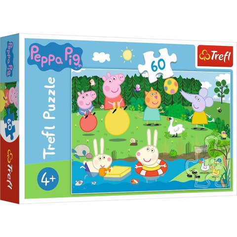 Puzzle - 60 - Wakacyjna zabawa - Peppa Pig 17326