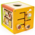 VIGA Drewniana Kostka Edukacyjna 5w1 Sorter Przeplatanka Montessori