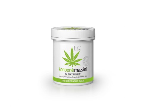Maść konopna 10% oleju konopnego - konopne mazani - HC MedicProgress - 250 ml