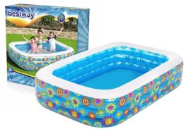 Basen Dmuchany Kwiaty 229 x 152 x 56 cm Bestway