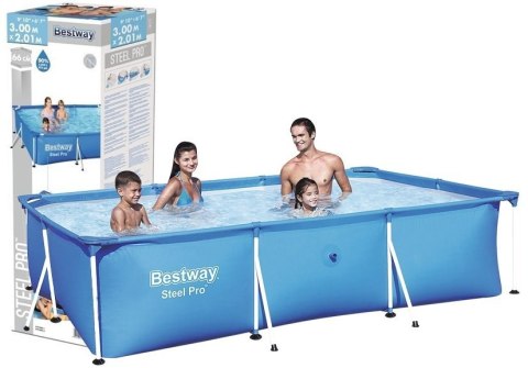 Basen Ogrodowy Stelażowy 300x201x66cm Bestway