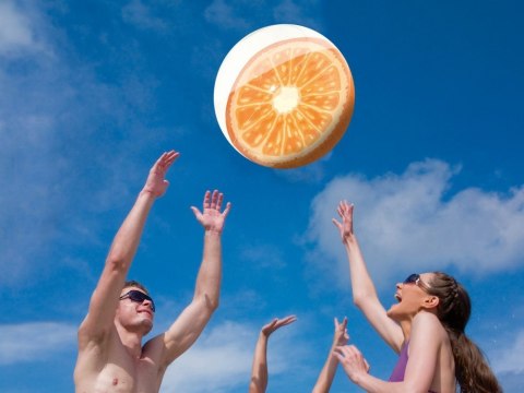 Dmuchana Piłka Plażowa 46 cm Pomarańcza Bestway