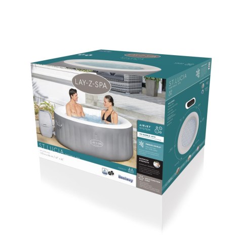 Dmuchane Spa Jacuzzi 3 Osobowe 170 x 66cm Bestway