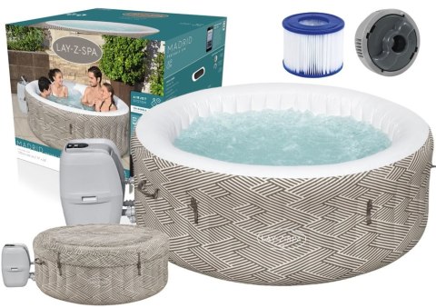 Dmuchane Spa Jacuzzi 4 Osobowe 180 x 66cm Bestway