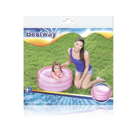 Dmuchany Basenik Brodzik Różowy 70 cm x 30 cm Bestway