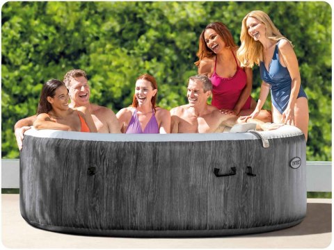 Dmuchane jacuzzi hydromasaż 6 os. 216x71 cm WIFI akcesoria premium INTEX 28442