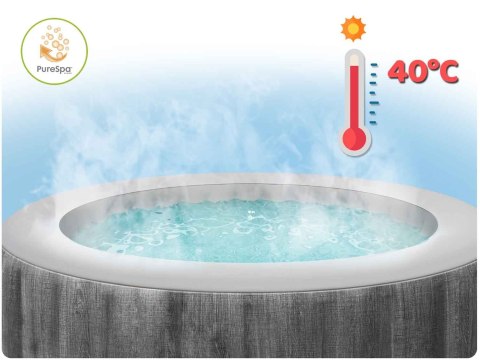 Dmuchane jacuzzi hydromasaż 6 os. 216x71 cm WIFI akcesoria premium INTEX 28442