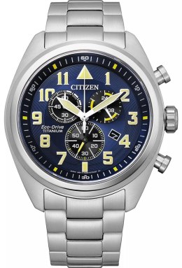 Zegarek Męski CITIZEN Super Titanium Eco-Drive AT2480-81L + BOX