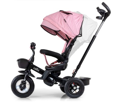 Milly Mally Rowerek Trójkołowy Movi Black-Pink