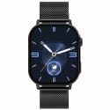 Smartwatch Damski GRAVITY GT15-12 Granatowy Pasek Silikonowy + Czarna Bransoleta