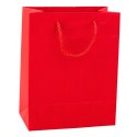 Torba Prezentowa Elegancka Tłoczone Kwadraty 23 x 18 x 10,5 cm
