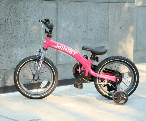 Qplay Rowerek Dziecięcy - Rowerek Biegowy Miniby 14 cali Blue