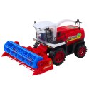 Kombajn Zbożowy Farmerski Rolniczy Heder Napęd Czerwony