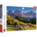 Puzzle - 1500 - Dolina Val di Funes, Dolomity, Włochy Trefl 26163