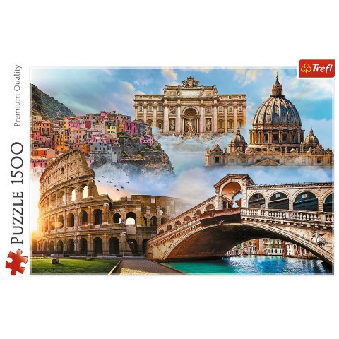 Puzzle 1500 - Ulubione miejsca: Włochy Trefl 26203