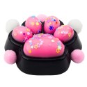 Gniotek Kocia Łapka Antystresowa Sensoryczna Squishy Czarno-Różowa