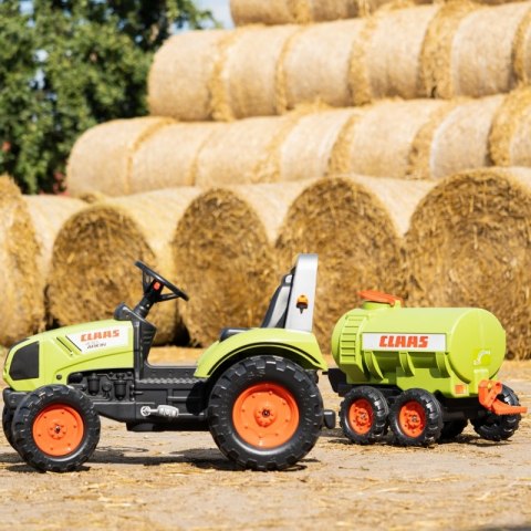 FALK Przyczepa Beczkowóz Cysterna Claas dla Dzieci 3-7 Lat do Traktora