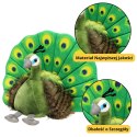 Maskotka Pluszowa Przytulanka Elegancki Paw Zielony 30cm