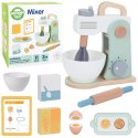 WOOPIE GREEN Drewniany Mikser Kuchenny Blender z Akcesoriami 11 el.