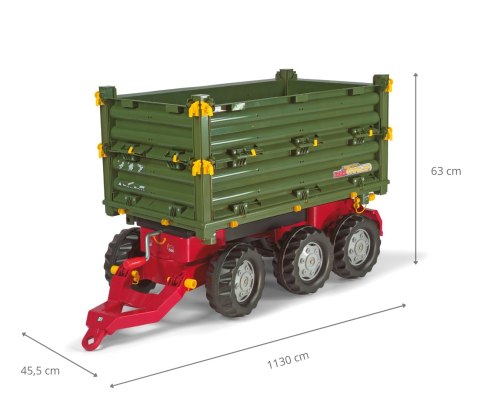 Rolly Toys 125012 Przyczepa Rolly-Multi Trailer 3-Osie
